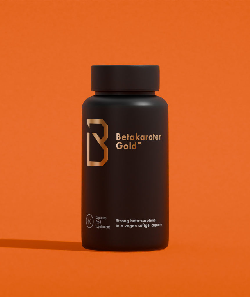 Order Betakaroten Gold Black Edition - our strongest beta-carotene.